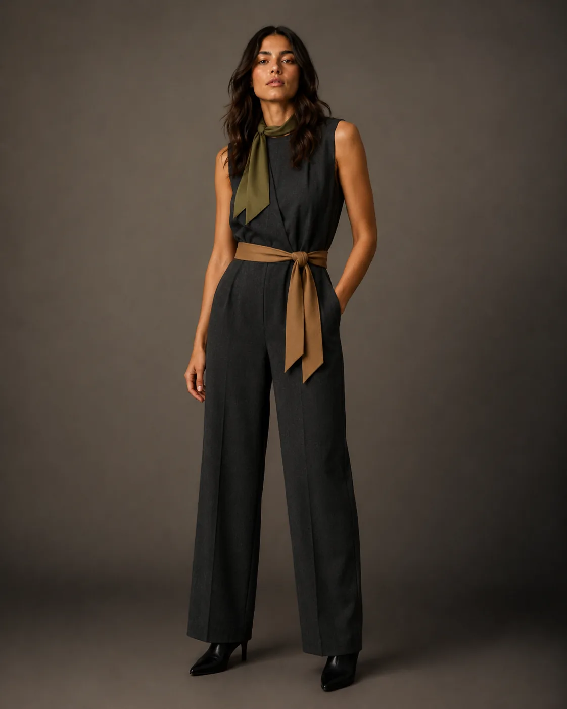 Collection look 2 — same model, consistent setup across all 12 outfits