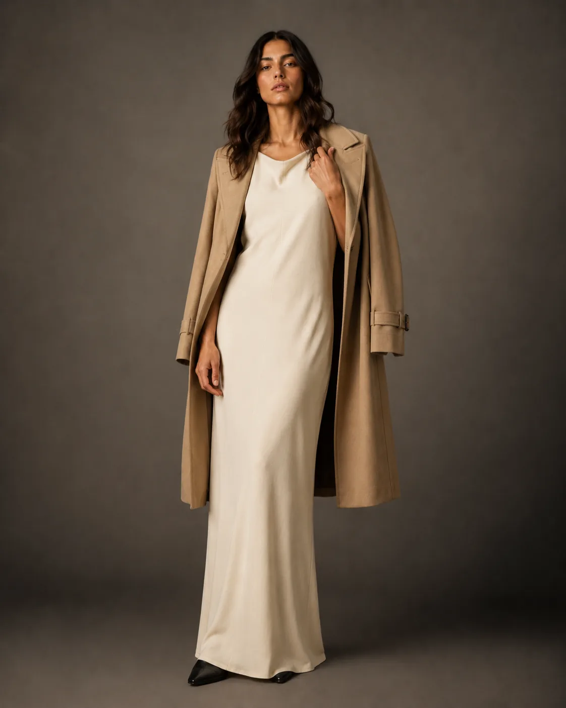 Collection look 4 — same model, consistent setup across all 12 outfits