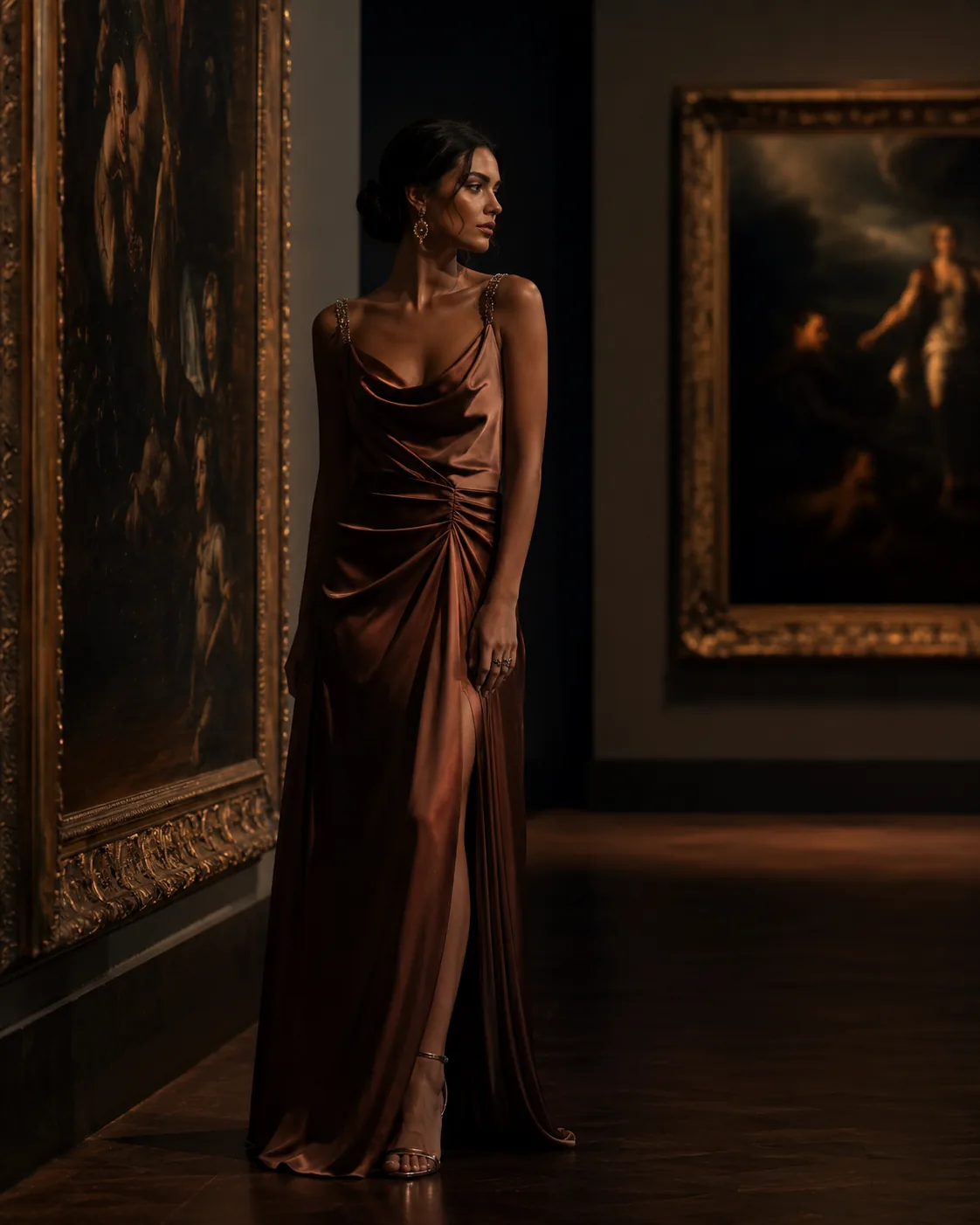 High-fashion gallery editorial — Lookbook & Editorial vertical