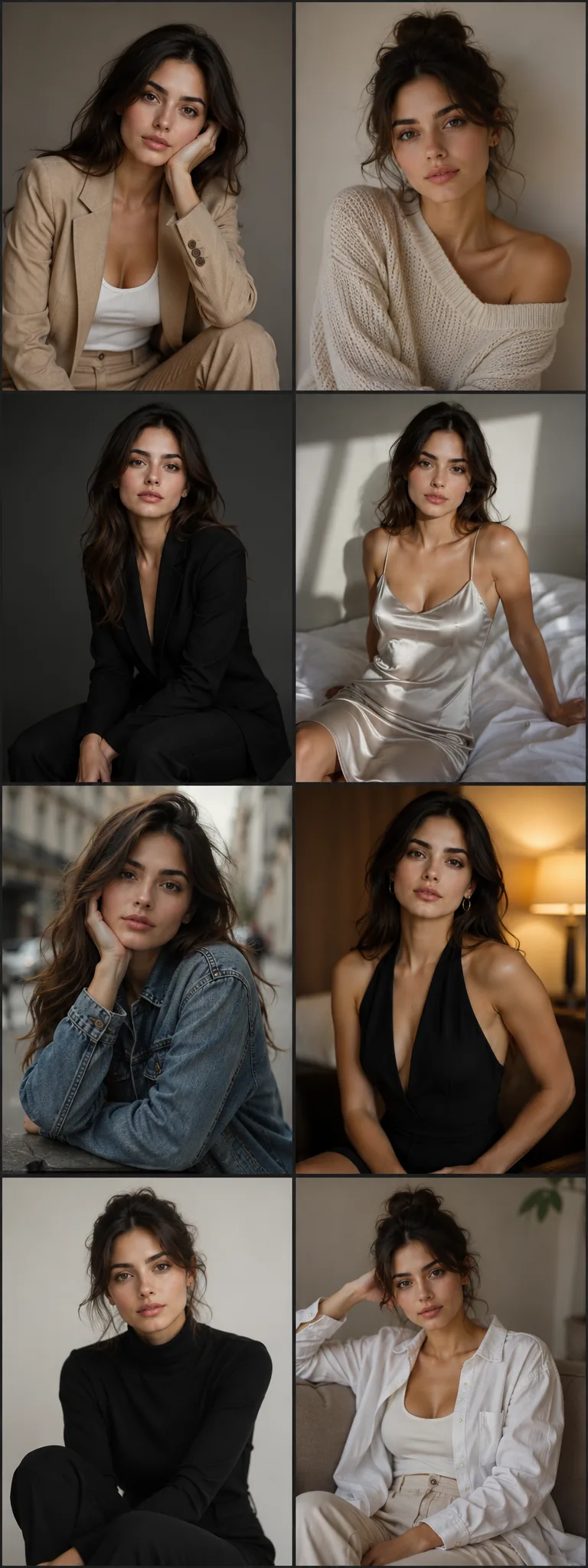AI-generated e-commerce product photography produced through neo-fashion.ai